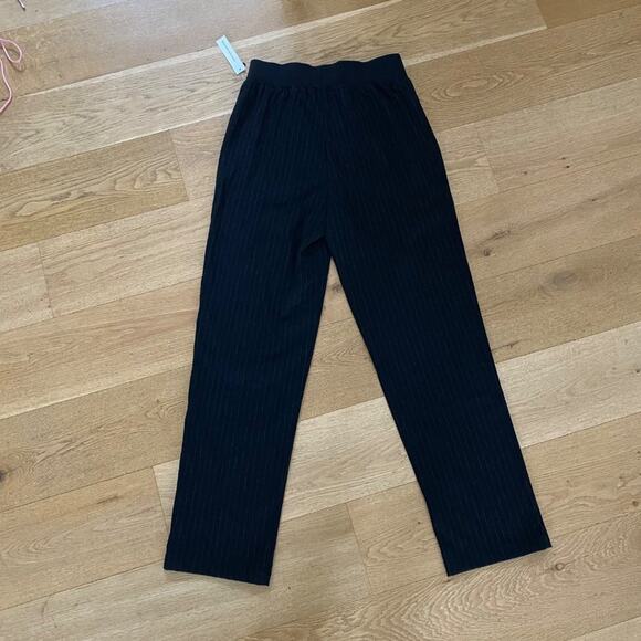 Steele The Manson Trousers in Pinstripe Black - Picture 7 of 7